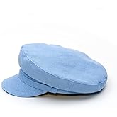 Sterkowski Model Pireus | 100% Linen Breton Cap for Men and Women | Traditional Airy Sailor Cap