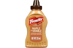 French's Maple Mustard, Made with 100% Canadian Mustard Seeds and Real Canadian Maple Syrup, Kosher, 325 mL