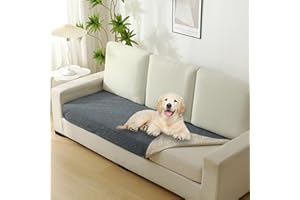 LPMOERA Waterproof Dog Sofa Couch Cover Non-Slip Pet Bed Blanket Couch Cover Quilted Mattress Protector Sofa Bed Protector Slipcover Dark Grey 30 * 70 Inch(Pack of 1)