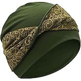 XYIYI Knot Chemo Headwear for Womens Cancer Patients, Stretchy Chemotherapy Headwraps Beanie Hats