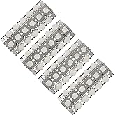 Ceramic Briquette Heat Plate Shield Replacement for Brinkmann 810-1750-S | 4 Heat Diffuser Fits Brinkmann Turbo/Classic CG3-CG5, XG3/XG4. Replaces 720-0057. Infuses Smoky Flavor, Extends Grill Life