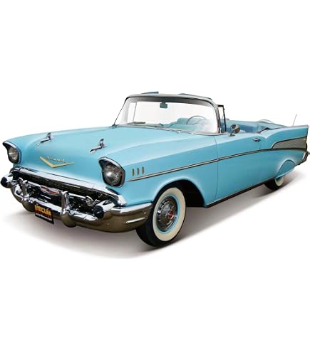 1957 Chevy Bel Air Lowrider Turquoise Metallic and White Get Low
