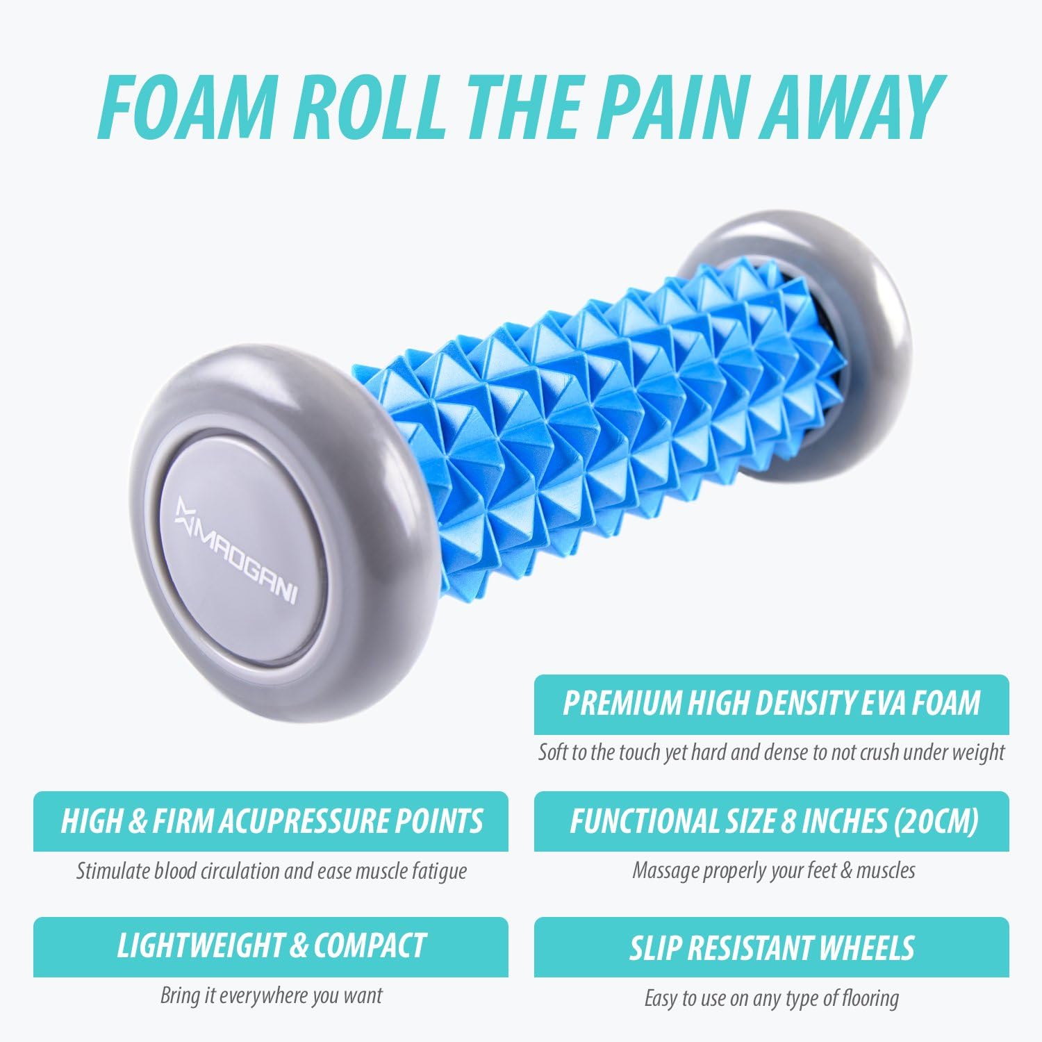 Foot Massager Roller Ball & Arch Support - Relieve Plantar Fasciitis, Foot Arch Pain, Heel, Muscles, Stress, Flat Feet, High Arches - via Relaxation Reflexology Acupressure & Copper Compression Braces: Health & Personal Care