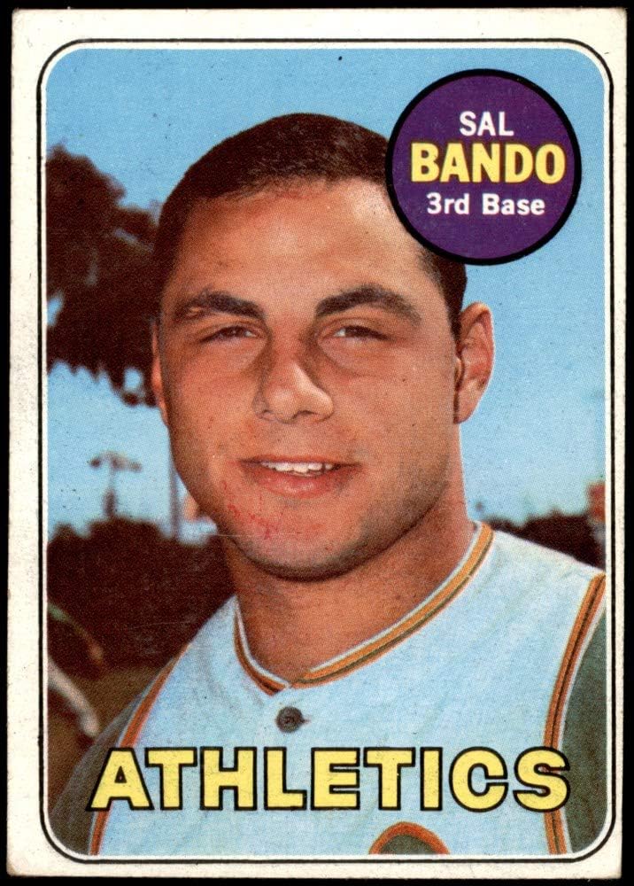 1969 Topps 371 Sal Bando Oakland Athletics (Baseball Card) VG Athletics