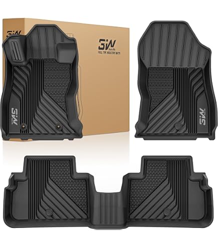 WENNEBIRD Carpet Floor Mats For 2020-2025 Subaru Outback/Legacy - 0.6" Thick Plush, Waterproof, Anti-Slip, 2-Piece Front Row Set - View #3