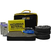 AWF PRO Portable Trucker Universal Spill Kit, 31 Pieces | Perfect for Trucks, Restaurants, Vehicles, &amp; Homes, Includes Durable Storage Bag, Sorbent Socks &amp; Pads, &amp; Accessories