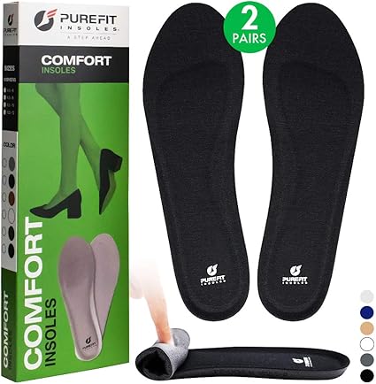 Amazon Com Purefit Shoe Insoles For Women 2 Pairs Comfortable