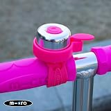 Micro Plain Handlebar Bell Pink – Loud Waterproof Kids Scooter Bike Accessory view 4