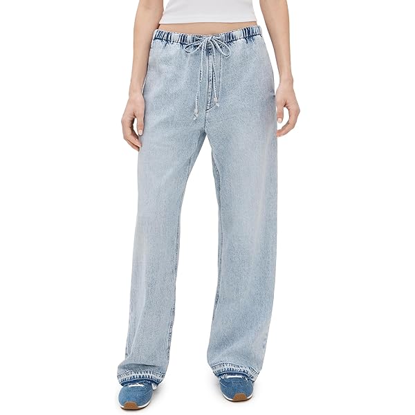 rag & bone Women's Sid Carpenter Jeans, Kona, Blue, 27 at