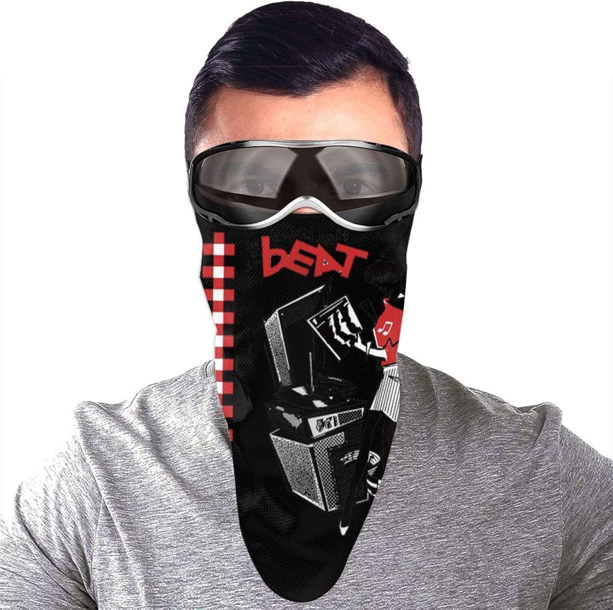 The English Beat Ska Music Face Mask Bandanas for Men Women