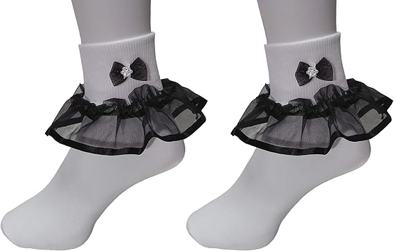 pageant ruffle socks