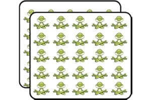 UNKNOWN Yoga Frog Vinyl Stickers 1" Each 50 Pack Stickers Durable and Waterproof for Laptops, Cars, Phones