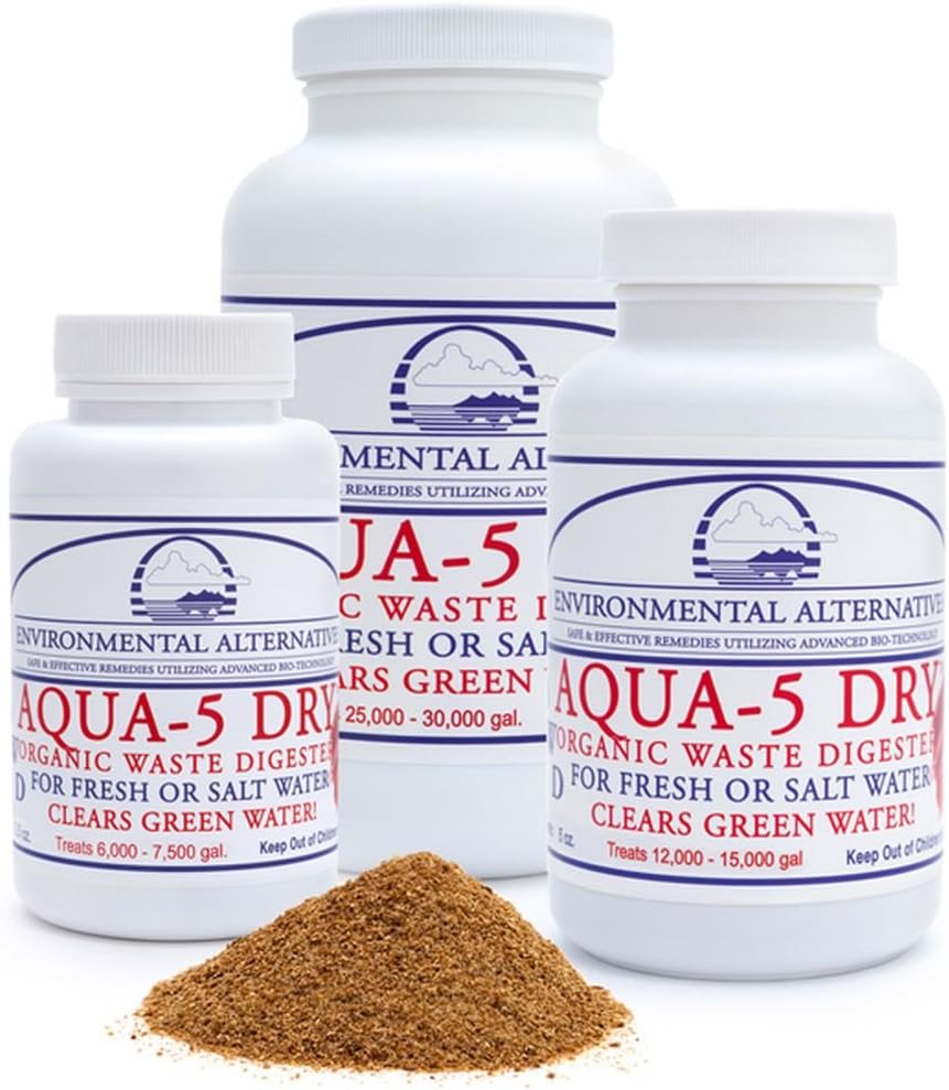 Aqua-5 Dry 70 to 280 g Sufficient for 150,000 L