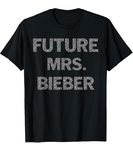 Amazon.com: Official Justin Bieber Black T-Shirt Small : Clothing