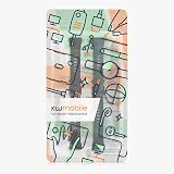 kwmobile 2x Straps for Huawei Band 6 Silicone Replacement Bands Black/Moss Green view 7