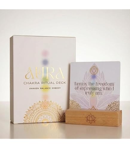 Tarjetas Chakras PapaLegba - Set 7+1, Impermeables, Doble Cara, 13x18 Cm, Guía Curación Energía