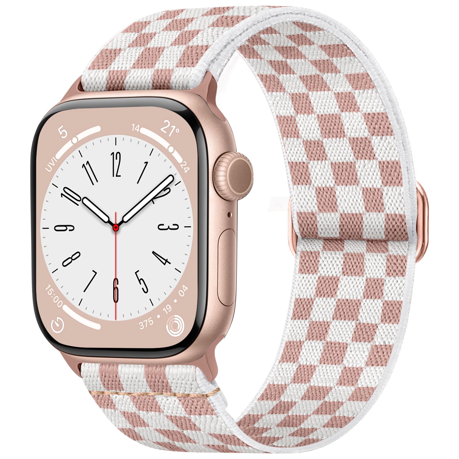 Charlam Stretchy Bands Compatible with Apple Watch Band 40mm 41mm 42mm 38mm 44mm 45mm 46mm 49mm Women Men, Soft Fashion Nylon Braided Elastic Strap for iWatch Series 10 SE 9 8 7 6 5 4 3 2 1 Ultra 2