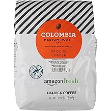 Amazon Fresh, Colombia Ground Coffee, Medium Roast, 32 Oz