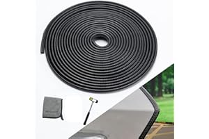 Winunite 32.8Ft(10M) Car Door Edge Guards Black, Includes Rubber Mallet, Fits Most Vehicles, No Glue Required, Fade-Resistant, U-Shaped Automotive Trim Car Door Edge Protector for Trucks SUV Sedans