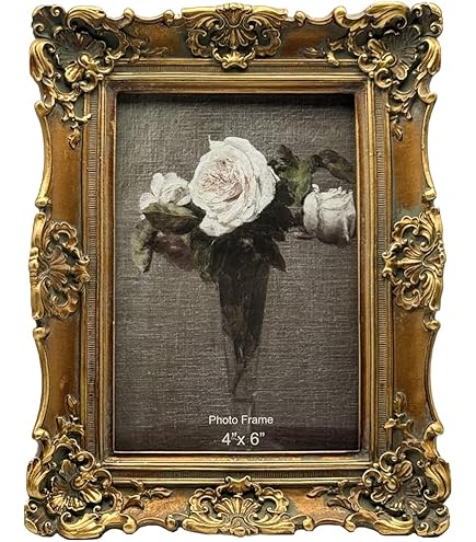 Amazon.com - Laura Ashley 4x6 Gold Vintage Inspired Resin Scroll