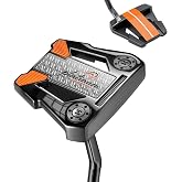 Golf Putter, Twin-Fang Mallet Putter for Men &amp; Women, Right Handed