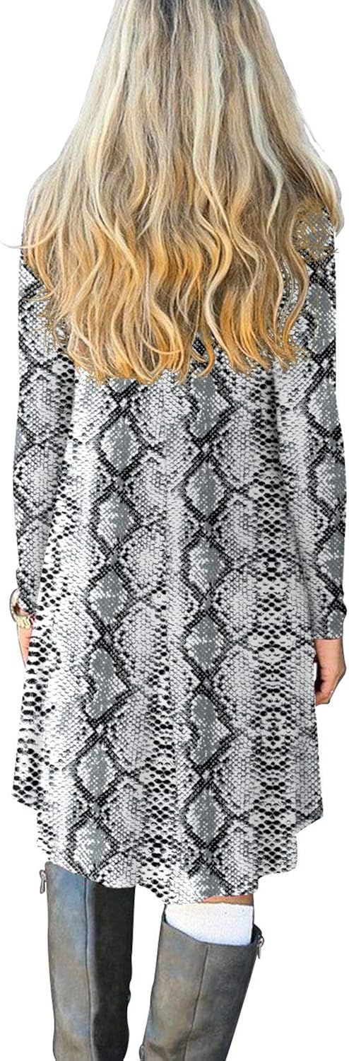 DEARCASE Women's Long Sleeve Casual Loose T-Shirt Dress at  Women’s Clothing store