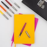 ParkER Jotter Originals Fountain Pen Classic Black Medium Nib Blue Ink view 6
