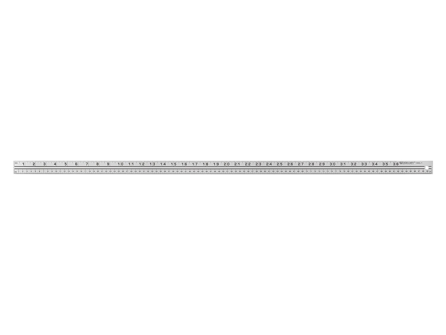 Aluminium Yard/Meter Stick, 99,1 cm/100 cm 1 cm/100 cm Acme United YMS