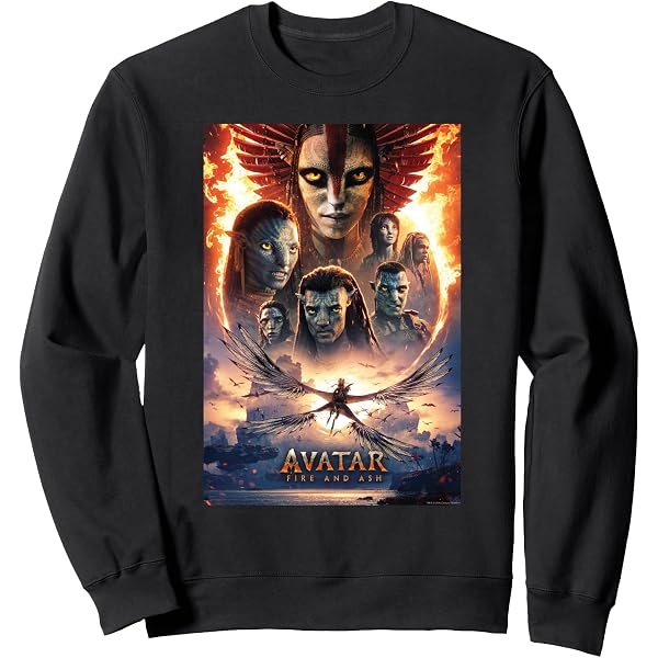 Avatar: Fire And Ash Varang Official Movie Poster Pullover Hoodie