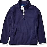 Amazon Essentials Boys and Toddlers' Polar Fleece Quarter-Zip Pullover Jacket