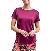 Hello Mello Women’s Sleep and Lounge Pajamas Top Short Sleeve Crewneck Lightweight Dream Tee Shirt