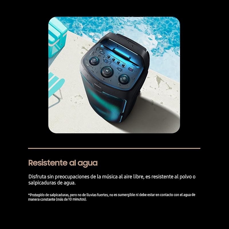 Sound Tower MX-ST50F/ZF, Audio 240W, Suono Bidirezionale, 18 Ore di Autonomia, Resistente all'Acqua (IPX4), Party Lights +, Ingresso USB, Multiconnessione Bluetooth, 2025