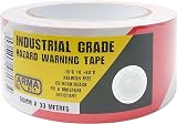 ArmaKit Hazard Tape 50mm x 33m Red/White Diagonal High Visibility view 4