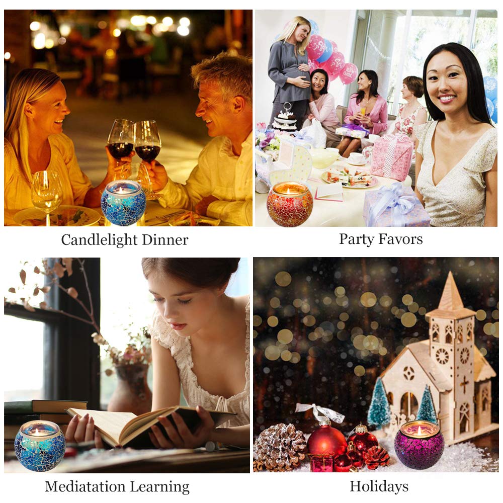 WALTSOM Scented Candles Gift Set, Handmade 3 x 5.0Oz 100% Natural Soy Wax Candles, Vanilla Travel Candle, Use Aromatherapy, Weddings, Candles (3 Pack)