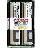 A-Tech 64GB Kit (2x32GB) DDR3/DDR3L 1333MHz PC3L-10600R ECC RDIMM