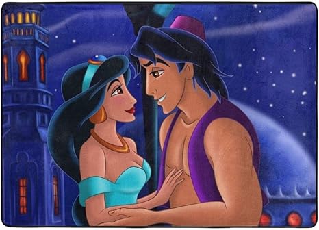 Amazon Co Jp アラジン 3 カーペット 防ダニ 抗菌 防臭ラグカーペット洗えるラグ 優しいフランネルラグ 絨毯 フランネル生地 1年中使えるタイプ 様々な場所に適用されます サイズ 213 152 2 0cm ホーム キッチン