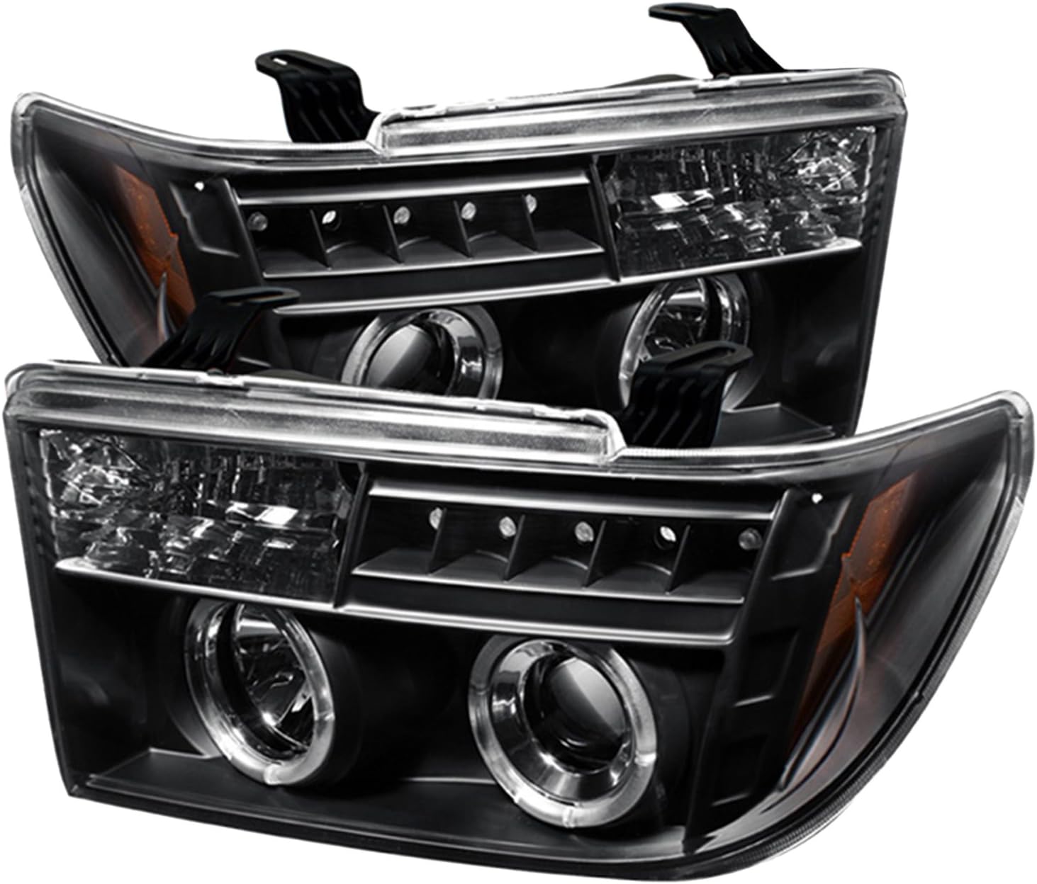 Spyder Auto Toyota Tundra Black Halogen Projector Headlight
