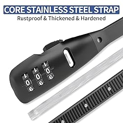 WARLION Zip Tie Lock - 3-Digit Adjustable Cable