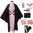 HTPARY Anime Theme Cosplay Costumes Kimono Outfits Anime Convention Halloween Full Set for Women