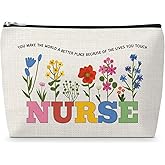 Nurses Week Thank You Gifts for Women Makeup Bag Graduation Gift for Female Nursing Student Appreciation Nurse Gifts Christmas Birthday Present for Nurses friend Nurse Accessories Zipper Travel Pouch