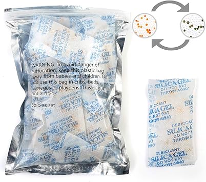 Lotfancy Silicagel Trockenmittel 10 G 30 Stuck Sicherer Feuchtigkeitsabsorber Fur Trockenlagerung Ungiftig Geruchlos Zufallige Neue Order Alte Verpackung Amazon De Drogerie Korperpflege