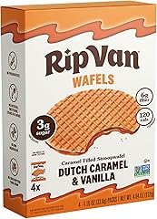 RIP VAN WAFELS Dutch Caramel & Vanilla Wafel Cookies, 4.64 OZ