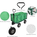 campMax Oversized Garden Cart 650lbs Heavy Duty Wagon with Removable Sides view 3