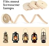 Abeillo 3 Rolls Lamp Wick 10 Ft 1/2 Inch Flat Cotton Oil Lantern Wick view 2