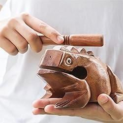 BSIRI 5" Wooden Frog Rasp - Musical instruments of