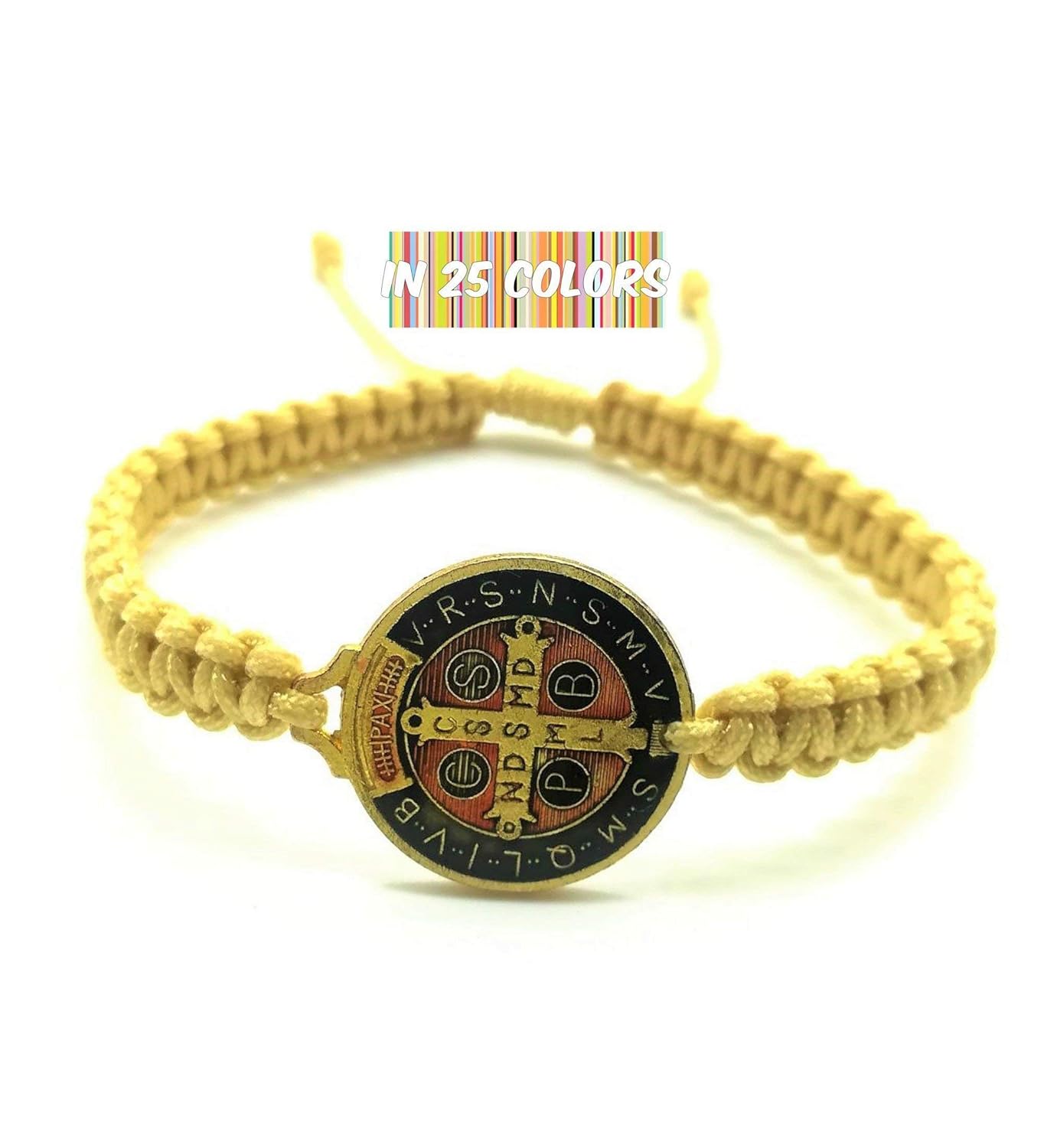 Amazon Com Saint Benedict Bracelet For Men San Benito Medal