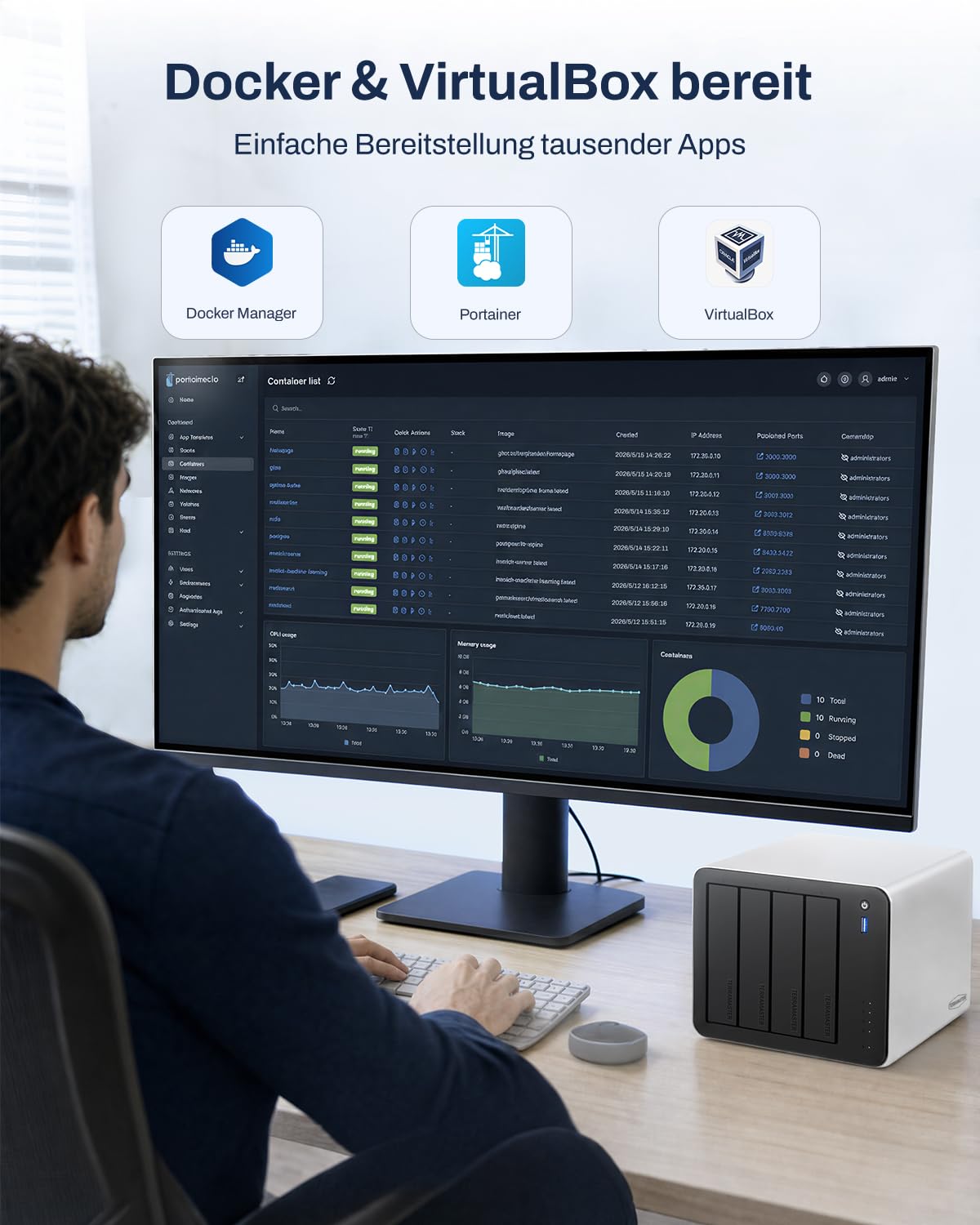 TERRAMASTER F4-425 Pro 4 Bay NAS Media Server(Diskless) 5