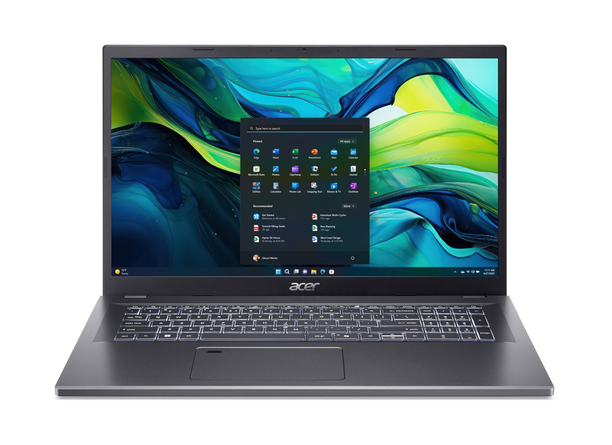 Acer Aspire 17 (A17-51M-74F2) Laptop | 17,3