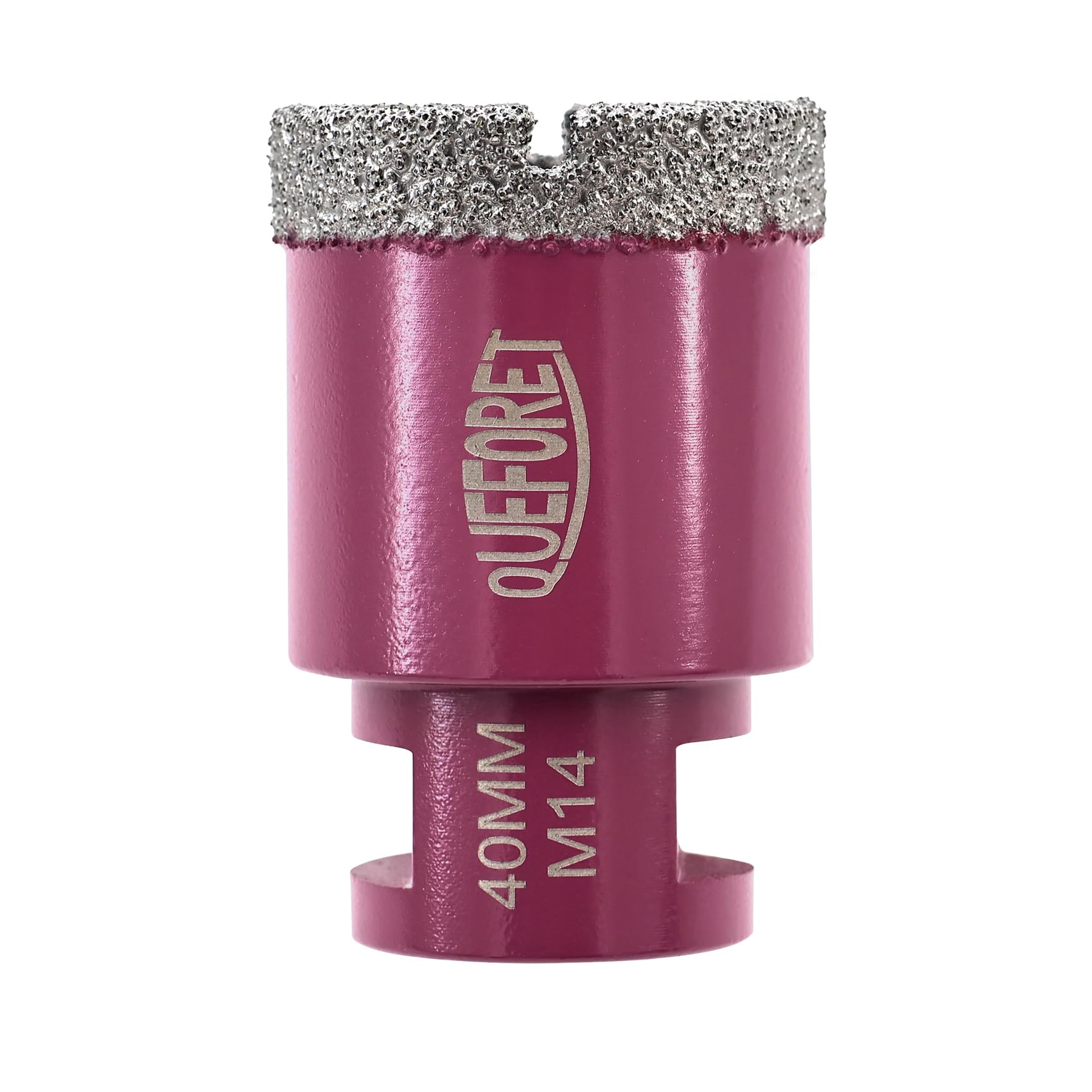 QUEFORET Diamond Drill Bit 40mm x M14 - Diamond Hole Saw for Ceramic Porcelain Tile Marble Granite — image 1