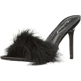 Pleaser Women's Clas01/BPU Slide Sandal - 4 Inch Heel - View #2